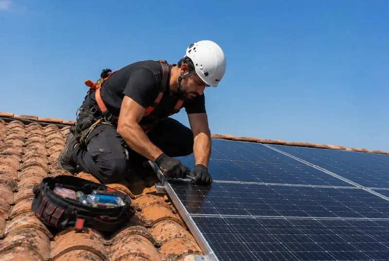 Maintenance et monitoring de panneaux solaires à Saint-Grégoire